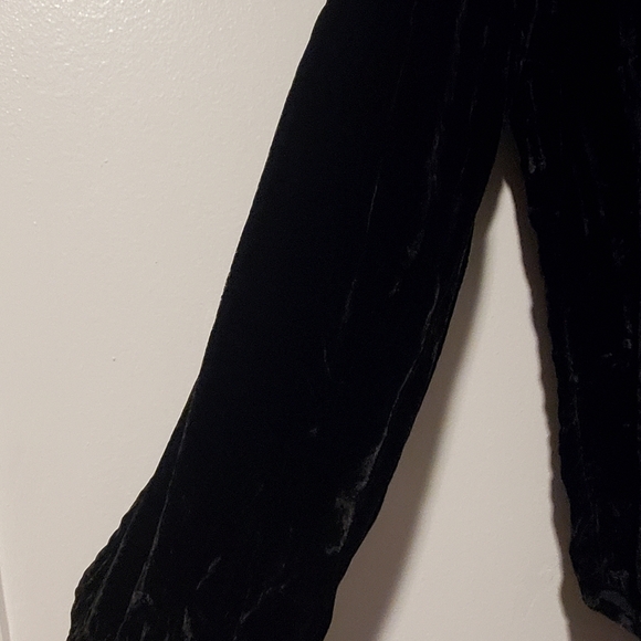 FREE PEOPLE La Luna Crushed Velvet Blouse - Picture 11 of 16